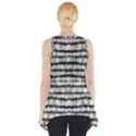 Abstract Wavy Black And White Pattern Side Drop Tank Tunic View2