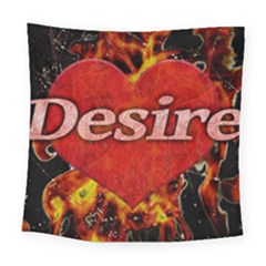 Desire Concept Background Illustration Square Tapestry (large) by dflcprints