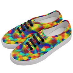 Colorful Watercolors Texture                              Women s Classic Low Top Sneakers by LalyLauraFLM