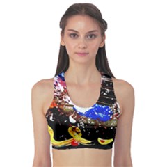 Smashed Butterfly 5 Sports Bra by bestdesignintheworld