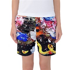 Smashed Butterfly 5 Women s Basketball Shorts by bestdesignintheworld