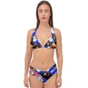 Smashed Butterfly 5 Double Strap Halter Bikini Set View1