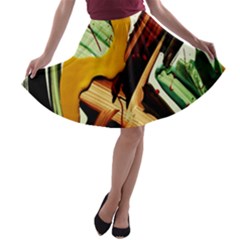 Grave Yard 3 A-line Skater Skirt by bestdesignintheworld