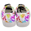 Good Vibes Rainbow Colors Funny Floral Typography Women s Classic Low Top Sneakers View4