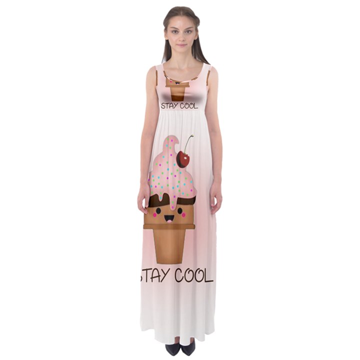 Stay Cool Empire Waist Maxi Dress