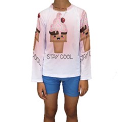 Stay Cool Kids  Long Sleeve Swimwear by ZephyyrDesigns