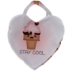 Stay Cool Giant Heart Shaped Tote by ZephyyrDesigns