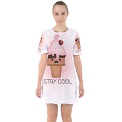 Stay Cool Sixties Short Sleeve Mini Dress by ZephyyrDesigns