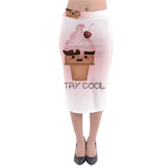 Stay Cool Midi Pencil Skirt