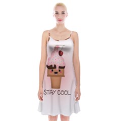 Stay Cool Spaghetti Strap Velvet Dress