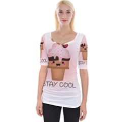 Stay Cool Wide Neckline Tee