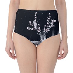 Deer Classic High-waist Bikini Bottoms by ZephyyrDesigns