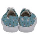 Lama and cactus pattern Kids  Low Top Canvas Sneakers View4