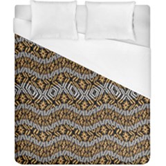 Modern Wavy Geometric Pattern Duvet Cover (california King Size) by dflcprints