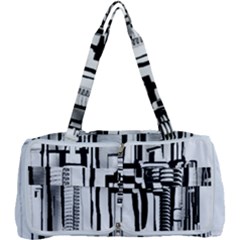 Black And White City Multi Function Bag	