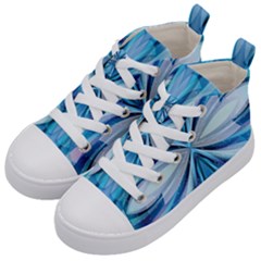 Abstract Design Kids  Mid-top Canvas Sneakers by LoolyElzayat