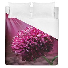 Majestic Flowers Duvet Cover (queen Size) by LoolyElzayat