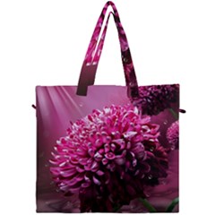 Majestic Flowers Canvas Travel Bag