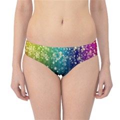 Colorful Space Rainbow Stars Hipster Bikini Bottoms