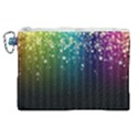 Colorful Space Rainbow Stars Canvas Cosmetic Bag (XL) View1