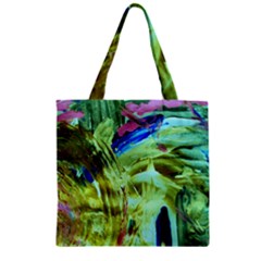 June Gloom 8 Zipper Grocery Tote Bag