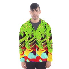 Untitled Island 6 Hooded Windbreaker (men) by bestdesignintheworld