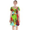 Untitled Island 6 Short Sleeve Bardot Dress View1