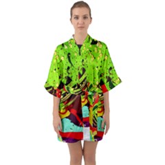 Untitled Island 6 Quarter Sleeve Kimono Robe by bestdesignintheworld