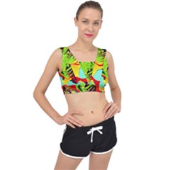 Untitled Island 6 V-back Sports Bra