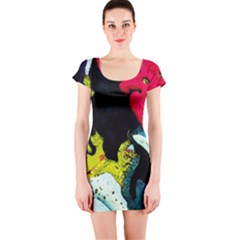 Buffalo Vision Short Sleeve Bodycon Dress by bestdesignintheworld