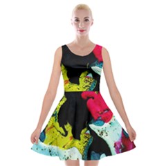 Buffalo Vision Velvet Skater Dress