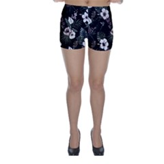 Tropical Pattern Skinny Shorts by Valentinaart