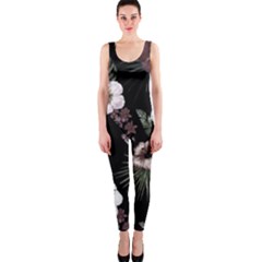 Tropical Pattern One Piece Catsuit