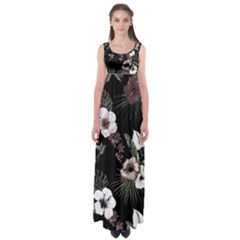 Tropical Pattern Empire Waist Maxi Dress by Valentinaart