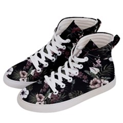 Tropical Pattern Men s Hi-top Skate Sneakers by Valentinaart