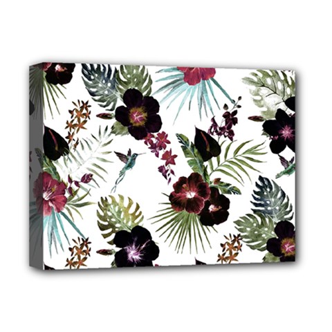 Tropical Pattern Deluxe Canvas 16  X 12   by Valentinaart