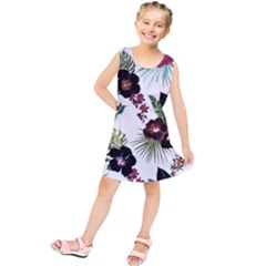 Tropical Pattern Kids  Tunic Dress by Valentinaart