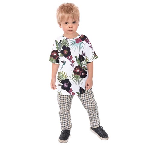 Tropical Pattern Kids Raglan Tee by Valentinaart