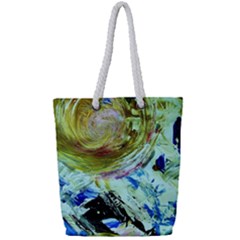 June Gloom 6 Full Print Rope Handle Tote (small) by bestdesignintheworld