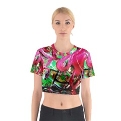 Flamingo   Child Of Dawn 9 Cotton Crop Top by bestdesignintheworld