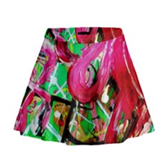 Flamingo   Child Of Dawn 9 Mini Flare Skirt by bestdesignintheworld