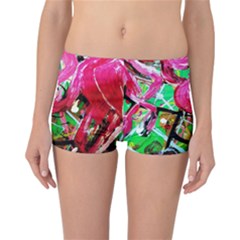 Flamingo   Child Of Dawn 9 Reversible Boyleg Bikini Bottoms by bestdesignintheworld