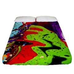 Untitled Island 5 Fitted Sheet (queen Size) by bestdesignintheworld