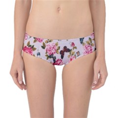 Floral Butterflies Print Classic Bikini Bottoms by CasaDiModa