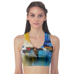 Abstract Sports Bra by consciouslyliving