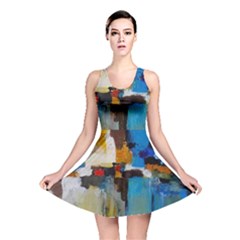 Abstract Reversible Skater Dress