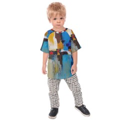 Abstract Kids Raglan Tee