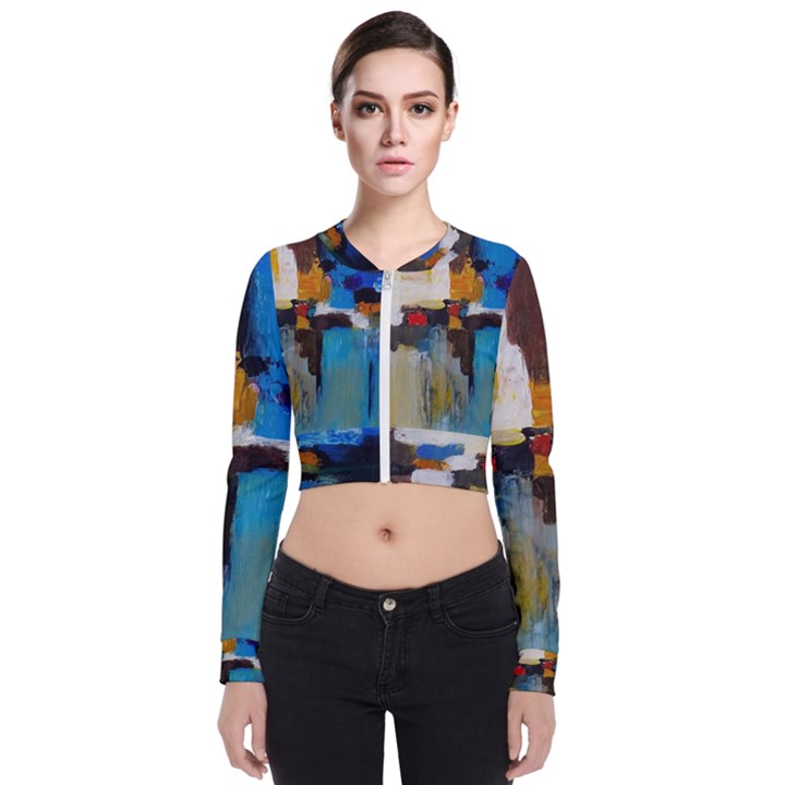 Abstract Bomber Jacket