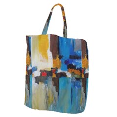 Abstract Giant Grocery Zipper Tote