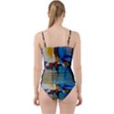 Abstract Cut Out Top Tankini Set View2